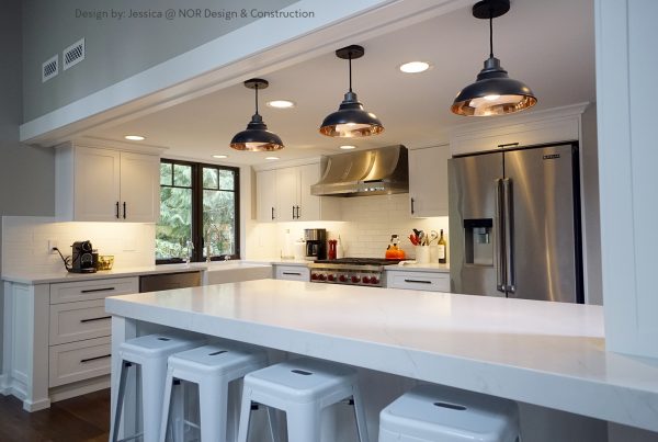 Kitchen renovation in Woodinville - Design by Nor Design & Construction